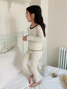 DAZY Young Girls Daily Loungewear - White - View 3
