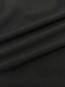 StreetHx 时尚女式毛茸茸金属装饰露背连衣裙