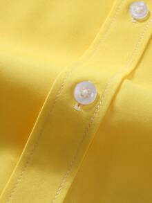 Manfinity Mode Camicia casual da uomo a maniche lunghe con bottoni e stampa di cavalli, autunnale