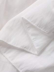 Dazy Kids Tween Girls Round Neck Long Sleeve Woven Shirt - White - View 9