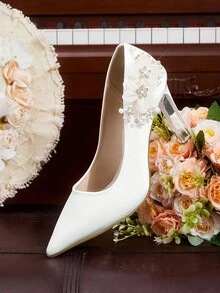 CUCCOO HITCHD 女士时尚白色高跟鞋 - 白色 - 查看 1