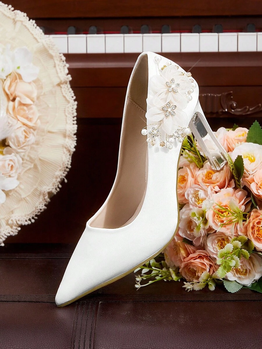 CUCCOO HITCHD 女士时尚白色高跟鞋 - 白色 - 查看 1