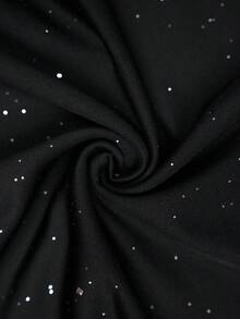 Gownix Women's Elegant Bodycon Glitter Knit Cocktail Party Mini Dress  Black Dress  Sparkly Sequin Dress For Women Luxury Evening Dresses For Weddings   Prom Dress  Party Dress Fall Clothes For Women   New Year Dress