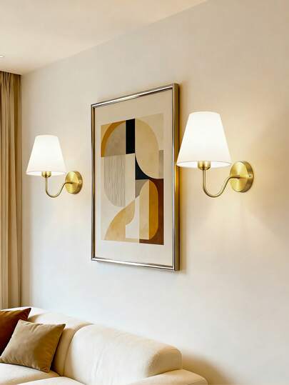 Teckwe Sets Battery Operated Wand Sconces Set Of 2, 12 RGB Temperatures, Dimmable Wireless Lights Bedroom view 2