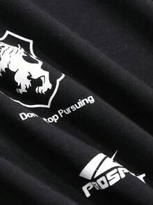 DAZY Women's Crew Neck Striped Long Sleeve Printed Fashion T-Shirt Preppy Tops Fall Tops