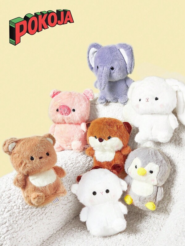 1 szt. uroczych pluszowych zabawek – miś, królik, słoń, miś pluszowy, owca, towarzysz w biurze, dekoracja na imprezy i wydarzenia, urocze prezenty dla dzieci, wystrój domu, urodziny, Dzień Niepodległości, Dzień Matki, wesela