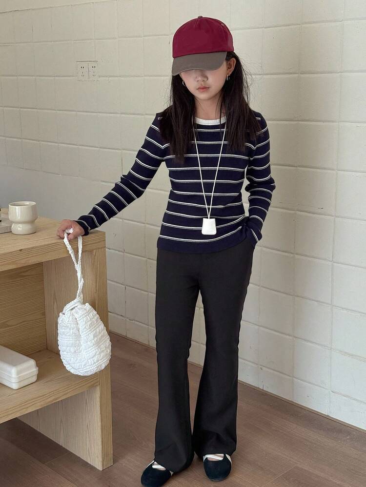 Tween Girls Daily Casual Pants, Autumn