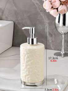 1 件可再填充浴室液体皂/洗发水/爽肤水分配器瓶，沐浴露和化妆品压力泵瓶家居浴室装饰秋季装饰 - 彩色 - 查看 6