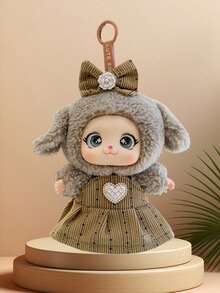 1个可爱娃娃脸钥匙扣挂件，简约美学包包配饰，送给闺蜜的可爱背包挂件礼物 - 彩色 - 查看 7