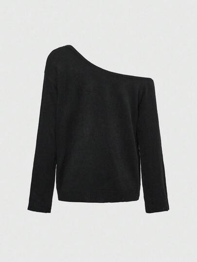 Hippie Pull unisexe à col oblique avec imprimé chat noir vintage pour Halloween