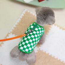 PETSIN Charming Bow Velvet Pet Coat – Cute Fleece Winter Vest With Easy Traction Buckle, Designed For Small Dogs, Cats And Indoor Pets, Perfect For Staying Warm During Outdoor And Indoor Adventures,Christmas,Christmas Decorations