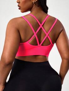 Rhythm Era 大码女式无缝工字背运动文胸