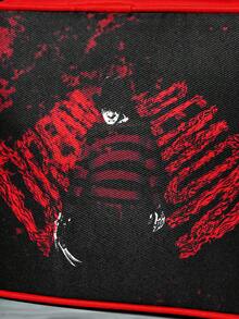 Friday the 13th X ROMWE Letter Graphic Large Capacity Portable Travel Organizer Bag & Makeup Bag - Multicolor - View 5