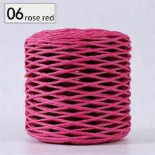 1 pieza de Hilo de Rafia, Cuerda de Rafia, Materiales de Suministros de Ganchillo y Tejido DIY para Sombreros, Bolsos, Cojines, Cestas