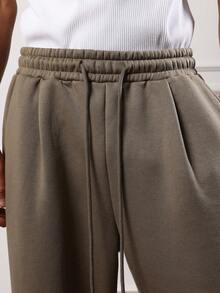 SUMWON Regular Premium Full Zip Track Suit Casual Loungewear Co-Ord Set Comfortable Winter Autumn Two Piece Outfit With Side Pockets And High Neck Design - Army Green - View 7