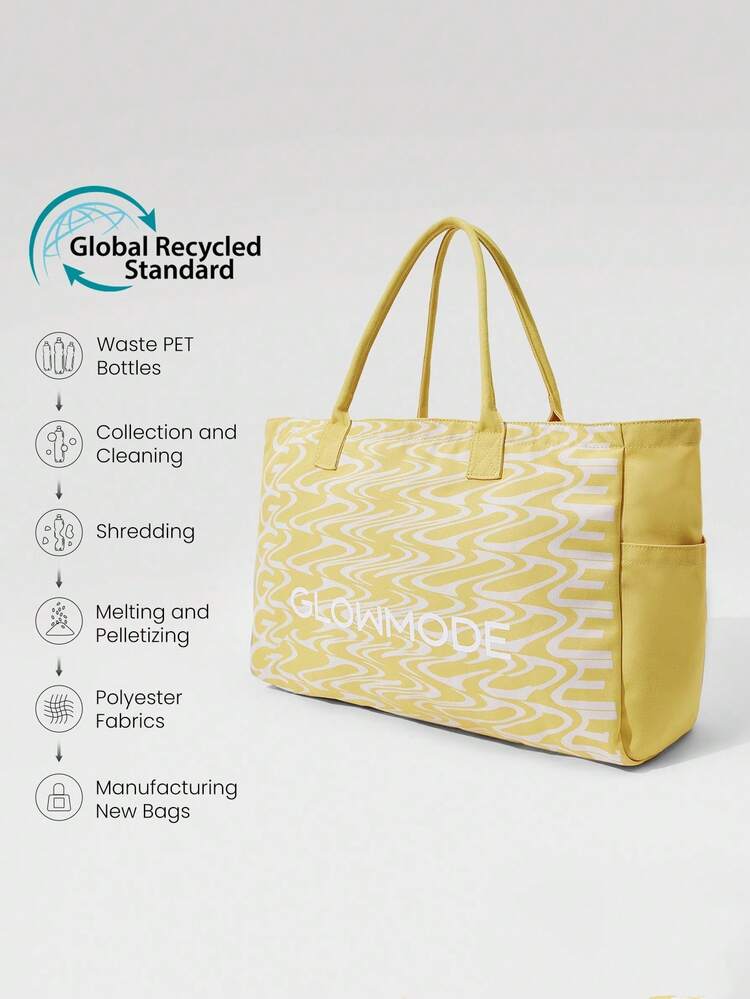 Bolsa de lona grande de 27L con bolsillos laterales, gran capacidad de almacenamiento, ideal para el gimnasio, el estudio, los viajes, las vacaciones y el uso diario