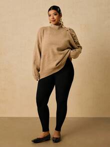 Freevana Plus Size Women Self-Heating Soft Thermal Fabric Casual Leggings Pants, Suitable For Autumn/Winter