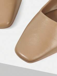 MOTF PREMIUM Zapatos planos de mujer elegantes, versátiles y de metal para ir al trabajo - Albaricoque - Ver 3