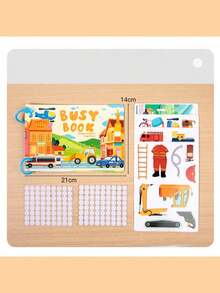 Quiet Book No Cut Alphabet Numbers Learning Toys Early Education Sensory Play Activity For Teens Stress Relief Fidget Toy Party Favor Classroom Rewards Gifts - Multicolor - View 11