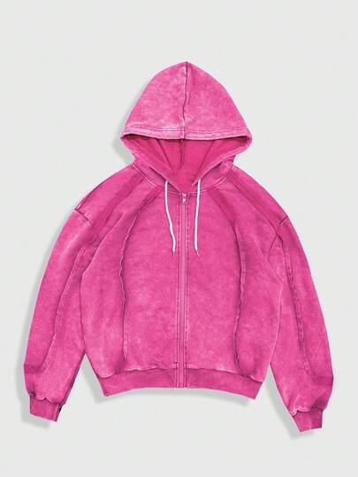 Street Life Sudadera con capucha casual con cordón estilo urbano para hombre, otoño