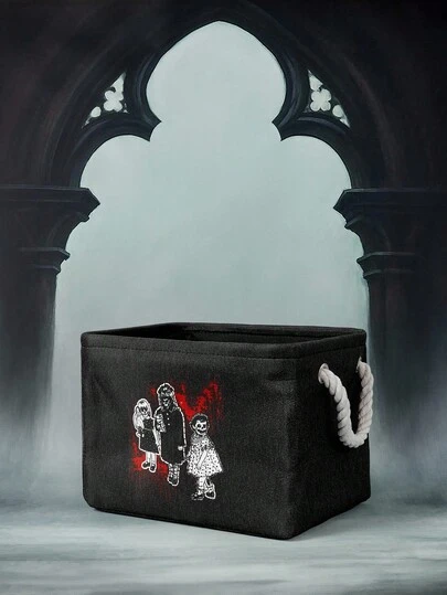 A Nightmare on Elm Street X ROMWE Figure Graphic Large Capacity Dirty Clothes Hamper Storage Basket