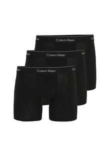 Calvin Klein 3 Pack Men's Trunks - Black - View 1