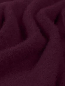 Franclia 秋冬新款修身简约高领针织毛衣 - 紫色 - 查看 7