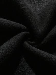 EMERY ROSE Áo nỉ cổ tròn in chữ dành cho nữ - màu đen - Xem 3