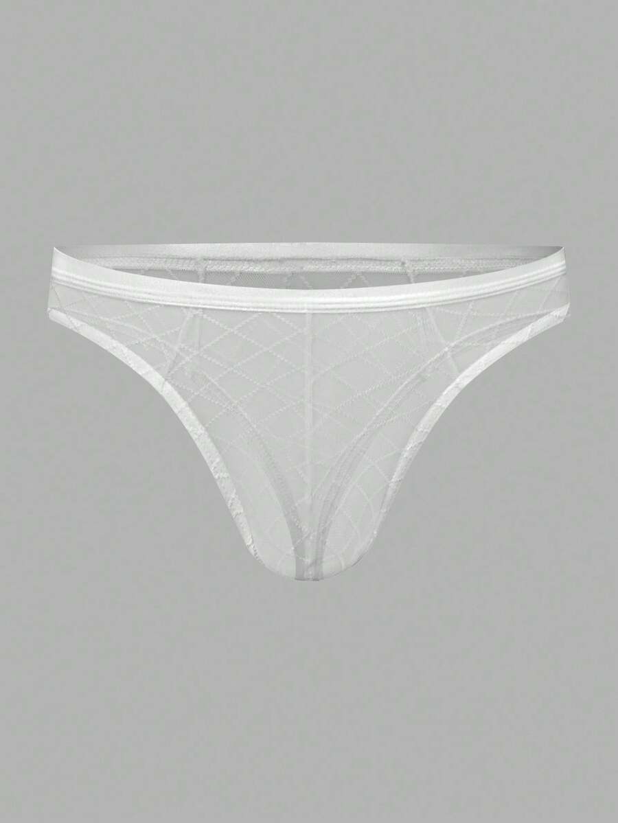 男士透明网眼性感内衣 - 彩色 - 查看 1