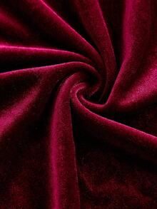 Pitira 少女优雅红色连衣裙，适合新年假期派对穿着，长款天鹅绒女童连衣裙，休闲，简约优雅，婚礼季，名人礼服，秋冬季，派对礼服，日常礼服，生日礼服，公主裙，圣诞节 - 酒紅色 - 查看 6