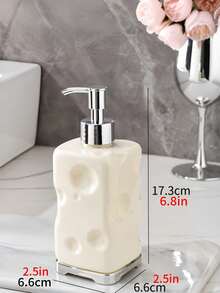 1 件可再填充浴室液体皂/洗发水/爽肤水分配器瓶，沐浴露和化妆品压力泵瓶家居浴室装饰秋季装饰 - 彩色 - 查看 18