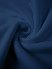 Manfinity Dauomo 男士休闲标语印花长袖连帽卫衣，秋冬 - 藍色 - 查看 6