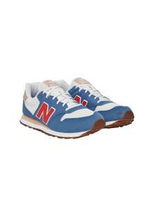 New Balance 500 Sneakers - White Beige Red Blue - View 2