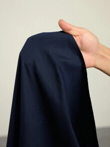 SHEIN Tall Váy dài đi làm thanh lịch xếp ly màu trơn cho nữ, phong cách thường ngày mùa thu đông, Lễ Tạ ơn, thường ngày, váy thanh lịch, phong cách công sở đi làm - Màu xanh lam - Xem 8