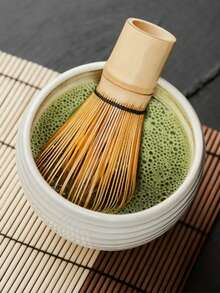 3pcs/Set Bamboo Whisk Tea Spoon Matcha Whisk Tea Spoon And Scoop Tea-Making Tools Back To School Halloween Decor Wall Decor, Bedroom Curtains Living Room Decor Fall Decor,Christmas Decorations - Army Green - View 6