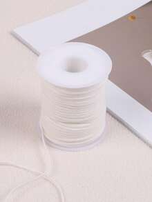1 rollo de mecha de vela blanca, Hazlo tú mismo para hacer velas, Decoración del hogar, Dormitorio, Boda, Regalos de fiesta, Festival, Decoración del hogar - Blanco - Ver 13