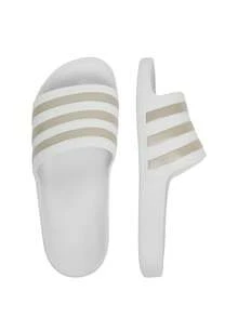 Shower Adilette Unisex Sandals White EF1730 - 白色鉑金金屬色 - 查看 5