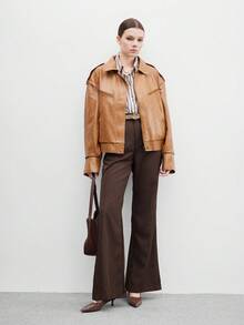 CUCCOO BIZCHIC Giày cao gót mũi nhọn màu đen thời trang dành cho nữ, thoải mái, thích hợp để đi làm, hẹn hò, tiệc tùng và đi nghỉ - Cà phê nâu - Xem 10