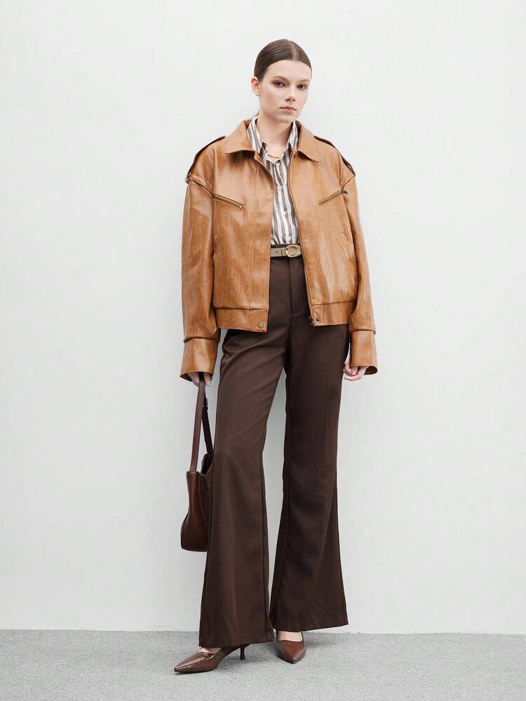 CUCCOO BIZCHIC Women's Fashionable Black Comfortable Pointed Toe Kitten Heels, Suitable For Commuting, Dating, Party, And Vacation For Christmas Spring Shoes