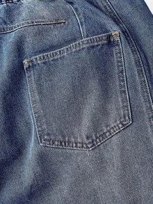 SHEIN MOD Plus Size Women Blue Fashion Belt Loop Heart Pattern Versatile Jeans Fashionable Plus Size Wide-Leg Jeans Featuring Playful Heart And Star Embellishments Comfortable Everyday Denim Winter Clothes Christmas Women's Clothing Christmas Outfit For Women  Christmas Jeans New Year Clothes Thanksgiving Outfit For Women  Casual Jeans For Women