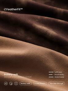 GLOWMODE X Discovery 24 英寸 FeatherFit™ Summit Flow 扎染侧袋高腰紧身裤户外徒步日常运动服 - 巧克力棕 - 查看 5