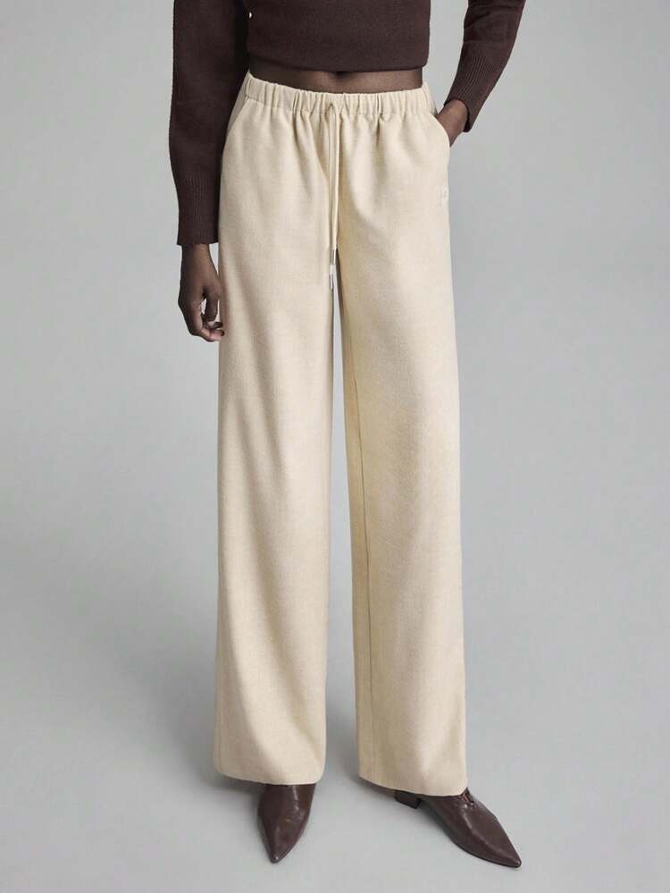 2025 New Women's, Autumn/Winter Apparel, All-Season Wear, Winter Pants, Back To School For Women, Halloween & Christmas, Women's Teacher Attire, Outerwear, Night Out Wear, Wedding Guest, Elegant Wedding Guest Attire, Church For Women, Business Casual Women's Trousers In Woven Fabric, Straight Leg, Casual Pants, Business Casual, Commuter Wear, Daily, Autumn/Winter New Year Women's Christmas