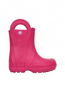 Crocs Handle It Kids Rain Boot Candy Pink CR12803 - Rosa - Ver 1
