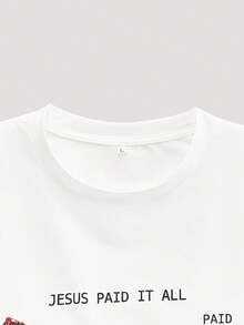 Open Phase STONE DISTRICT 男士新款时尚嘻哈印花T恤 春夏款 - 白色 - 查看 5