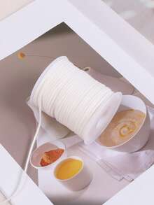 1 rollo de mecha de vela blanca, Hazlo tú mismo para hacer velas, Decoración del hogar, Dormitorio, Boda, Regalos de fiesta, Festival, Decoración del hogar - Blanco - Ver 9