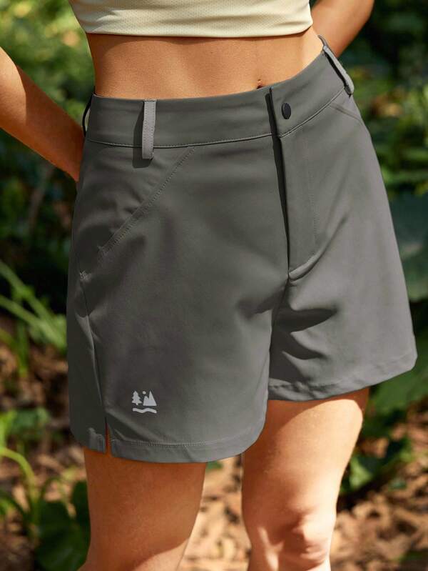 In My Nature Women's Casual Solid Color Outdoor Shorts, Summer