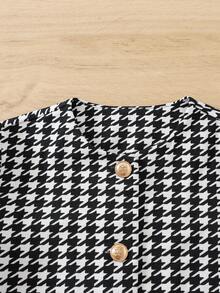 SHEIN Tween Girl Urban Chic 长袖夹克和紧身迷你裙套装，NOVA Store - 彩色 - 查看 4