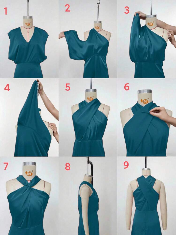 Anewsta Essential Elegant Crossover Front Sleeveless Dress, For Urban Resort Vacations