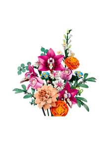 LEGO 10342 Botanicals 粉色花束玩具积木套装 - 房间和家居装饰，成人完美生日礼物 - 彩色 - 查看 2