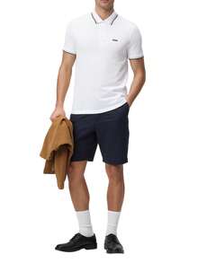 Hugo Boss Men's Polo Shirts White - Black and White - View 3